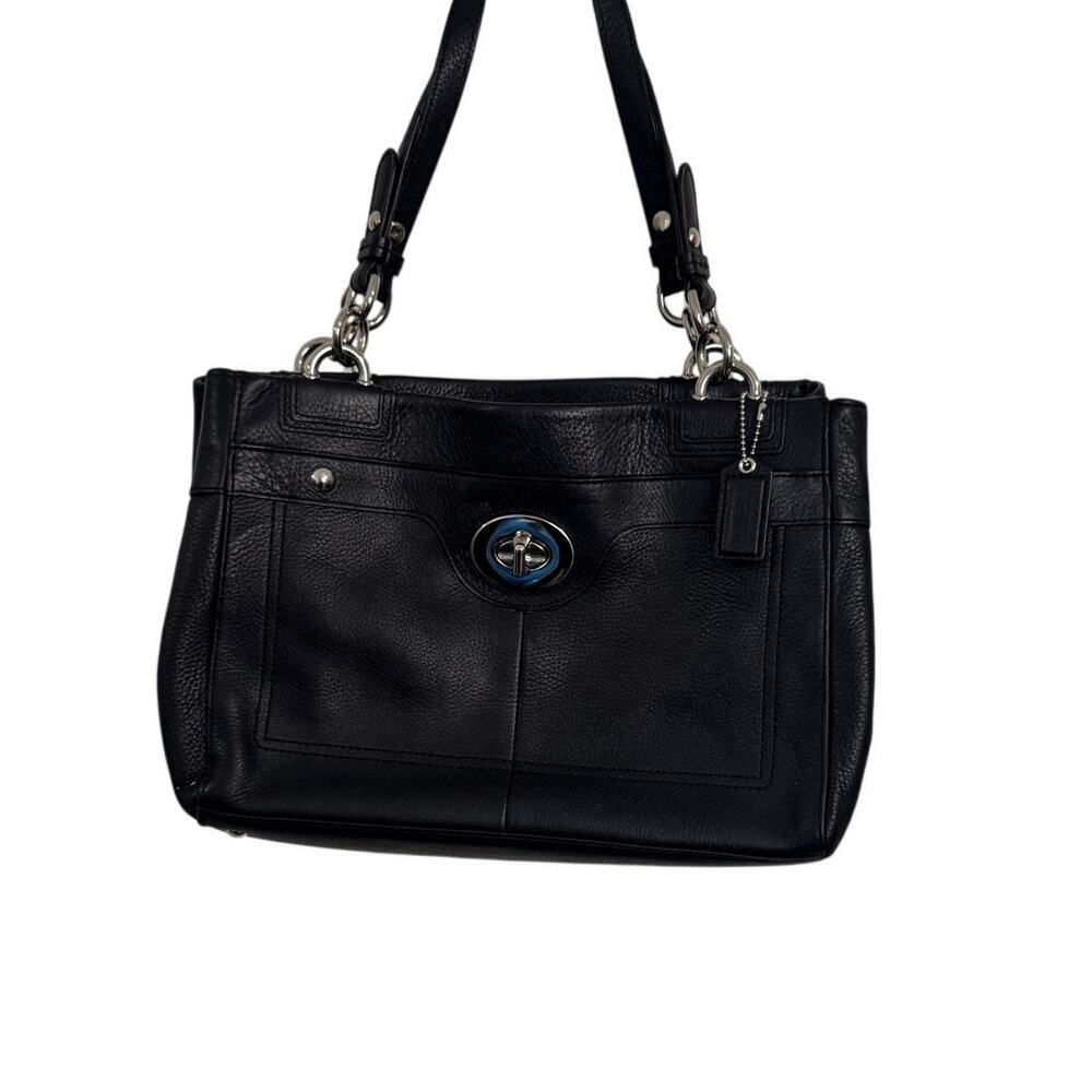COACH Penelope Black Luxurious Leather Tote